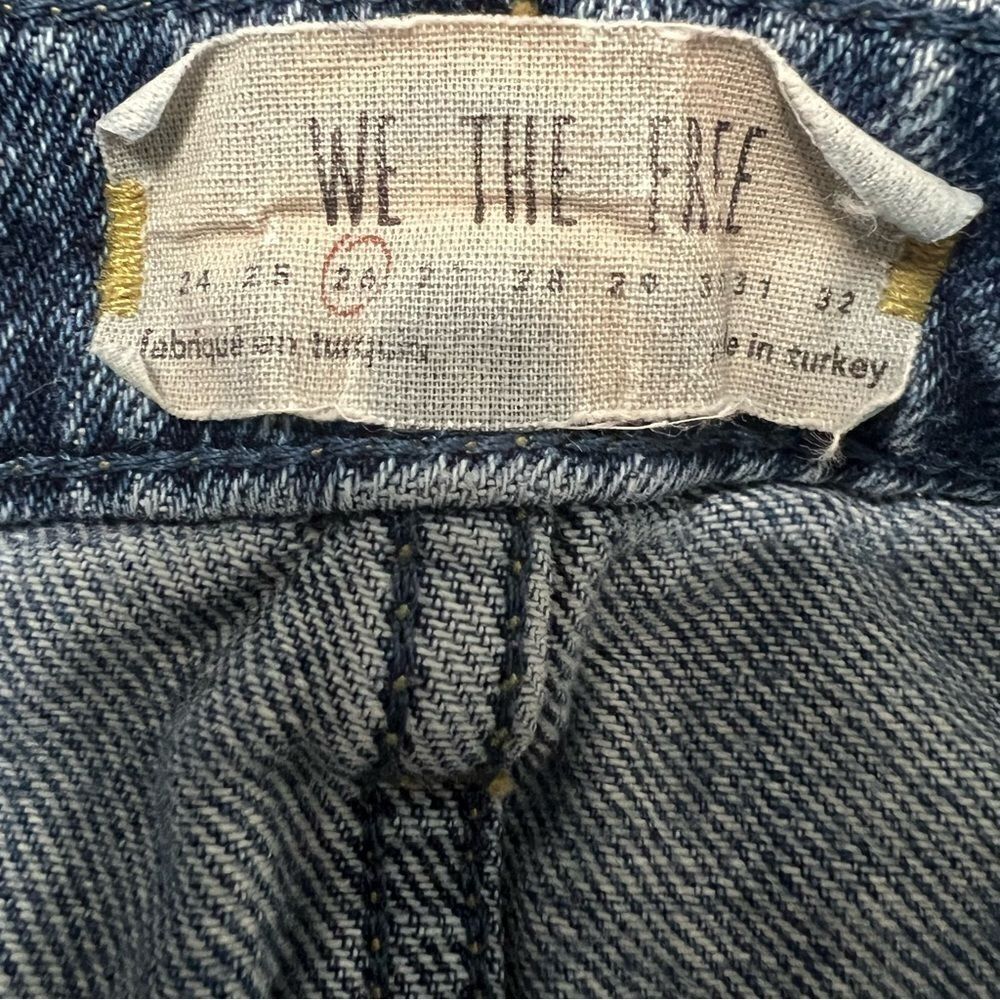 Free People We The Free Harvey
Distressed Blue Denim Jean Mini Skirt 26 - Picture 9 of 14